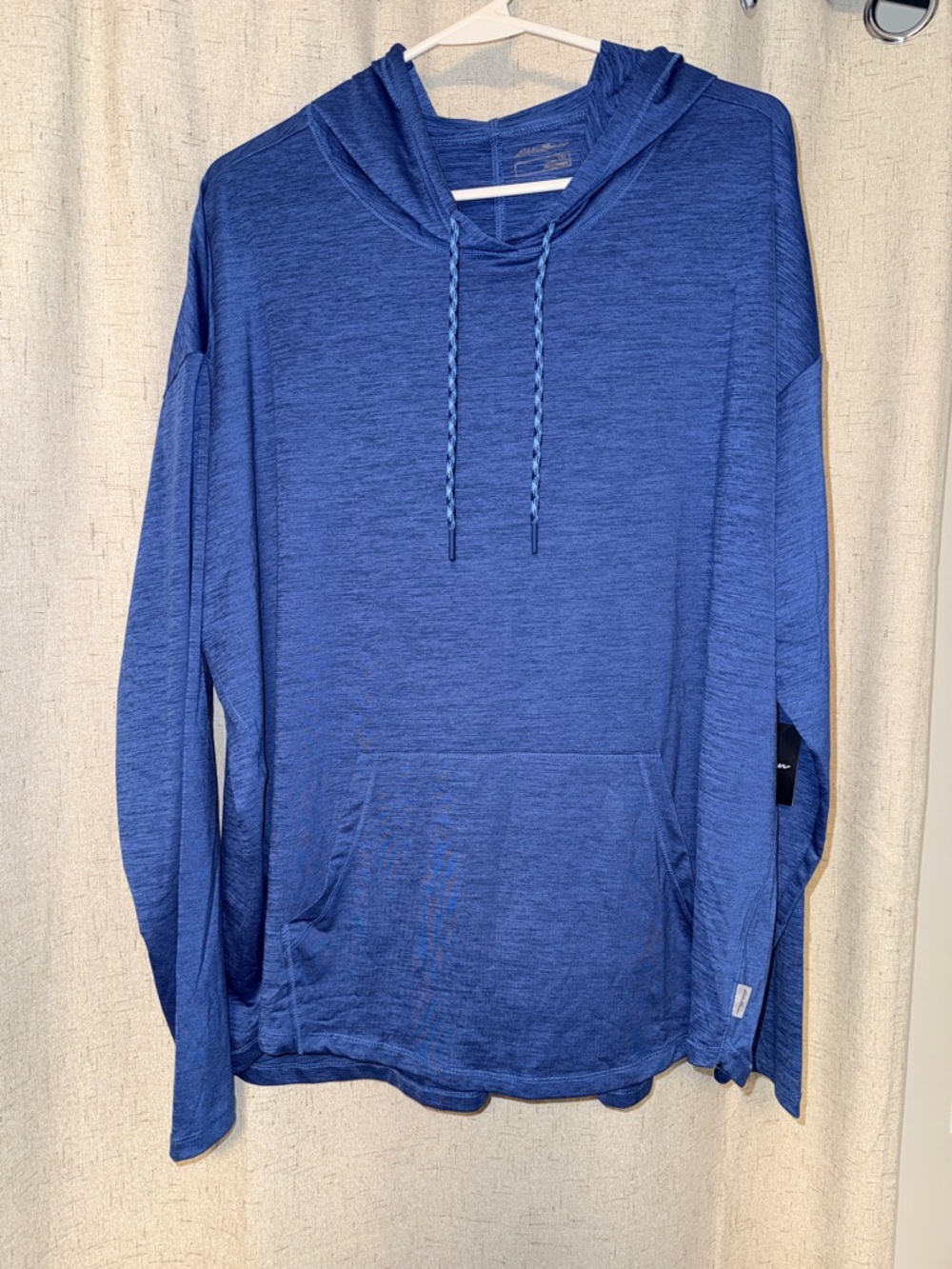 Eddie Bauer Blue Hooded Pullover